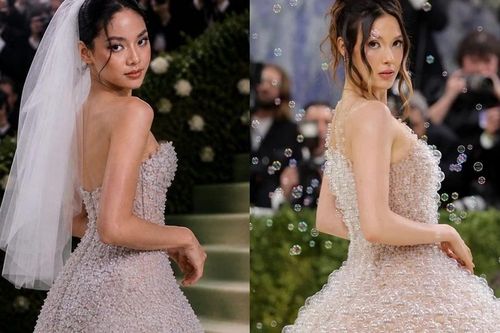 Thiết kế váy bong bóng tại Met Gala 2026 trùng ý tưởng với một NTK người Việt