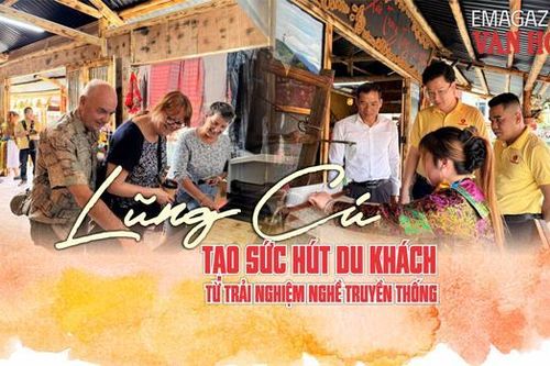 (Emagazine) Lũng Cú tạo sức hút du khách từ trải nghiệm nghề truyền thống