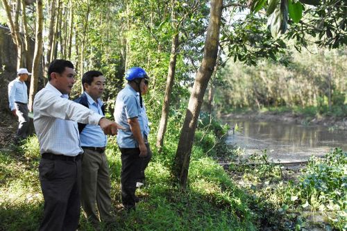 Quảng Ngãi kiểm tra hoạt động xả thải tại Cụm công nghiệp Tịnh Ấn Tây