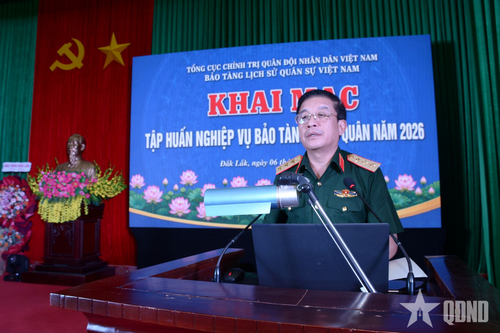 Thượng tướng Trương Thiên Tô dự khai mạc tập huấn nghiệp vụ bảo tàng toàn quân