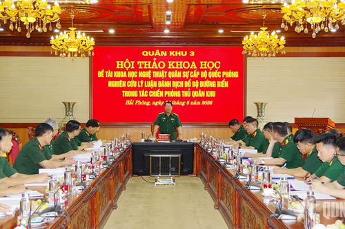 Nghiên cứu lý luận đánh địch đổ bộ đường biển trong tác chiến phòng thủ Quân khu