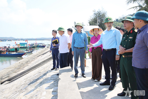 Quảng Ninh: Kiểm tra công tác phòng, chống thiên tai và phát triển kinh tế biển tại đặc khu Cô Tô