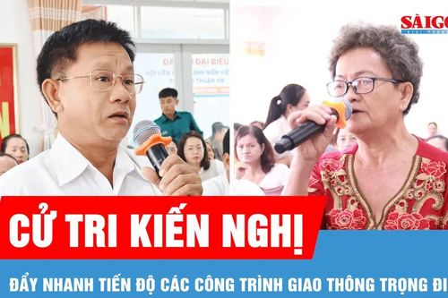 Cử tri kiến nghị đẩy nhanh tiến độ các công trình giao thông trọng điểm