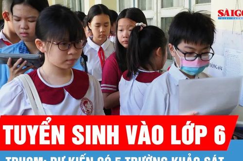TPHCM: Dự kiến 5 trường khảo sát tuyển sinh lớp 6