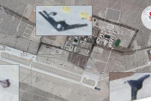 UAV tàng hình khổng lồ của Trung Quốc cùng góp mặt tại căn cứ bí mật