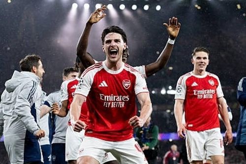 Declan Rice nói gì sau khi Arsenal giành vé chung kết Champions League