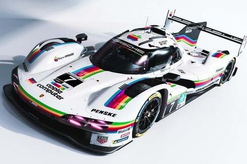 Porsche 963 khoác áo Apple tham gia giải đua tại Mỹ
