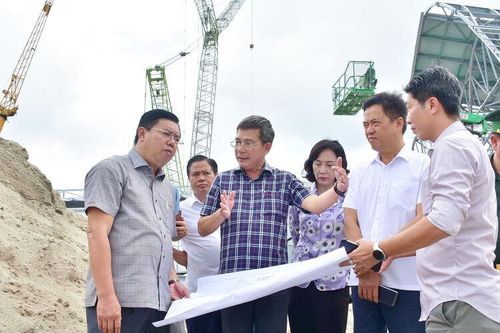 Bí thư Tỉnh ủy An Giang Nguyễn Tiến Hải khảo sát tiến độ thi công các dự án đầu tư phục vụ Hội nghị APEC 2027