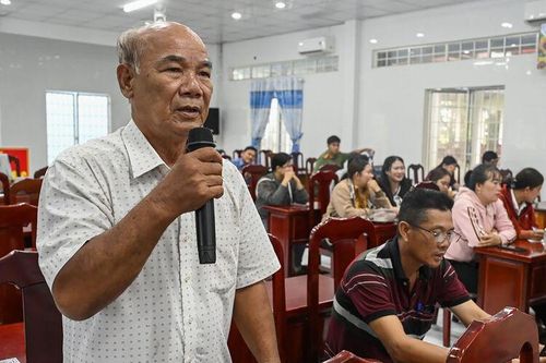 Đoàn Đại biểu Quốc hội tỉnh An Giang tiếp xúc cử tri xã U Minh Thượng