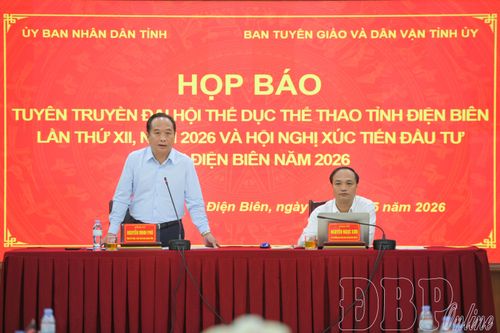 Họp báo tuyên truyền về các sự kiện lớn trong tháng 5