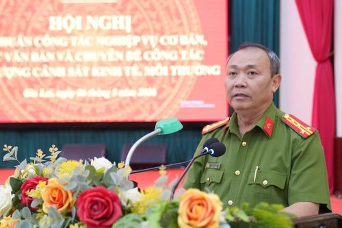 Tập huấn lực lượng Cảnh sát kinh tế, môi trường