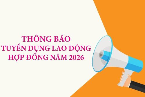 Thông báo tuyển dụng Lao động Hợp đồng năm 2026 của Trung tâm Phát triển quỹ đất Khánh Hòa