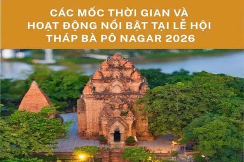 Các mốc thời gian và hoạt động nổi bật tại Lễ hội Tháp Bà Pô Nagar 2026