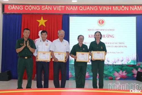Hội Cựu chiến binh xã Suối Dầu tổng kết 10 năm thực hiện Chỉ thị số 05 của Bộ Chính trị