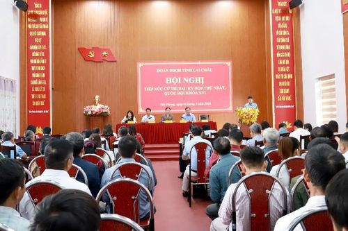 Đoàn Đại biểu Quốc hội tỉnh tiếp xúc cử tri sau Kỳ họp thứ nhất, Quốc hội Khóa XVI tại phường Tân Phong