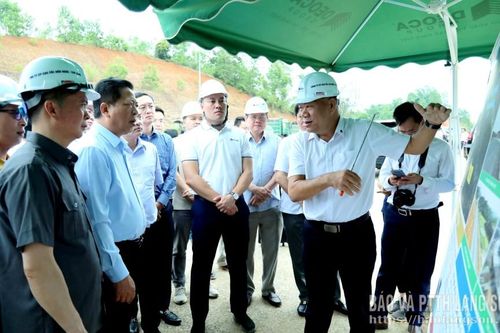 Bộ trưởng Bộ Xây dựng kiểm tra dự án cao tốc cửa khẩu Hữu Nghị - Chi Lăng