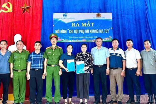 Phúc Khánh ra mắt mô hình 'Chi hội phụ nữ không ma túy'