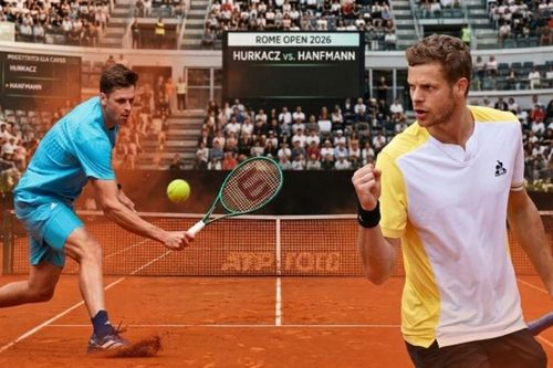 Rome Open 2026: Hurkacz thử lửa Hanfmann, hiện tượng Alexander Blockx thị uy sức mạnh