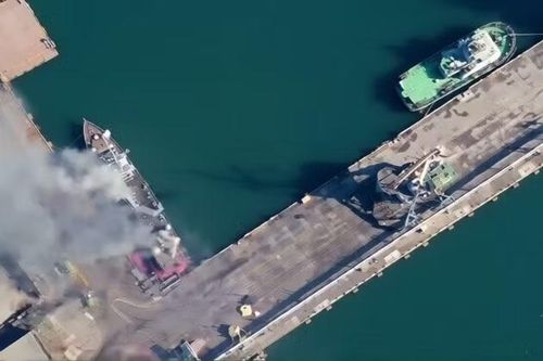 Nga triển khai UAV Geran-2 tấn công đội tàu tuần tra tại cảng Odessa