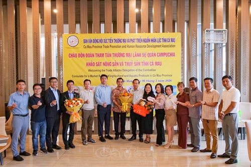 Kết nối xuất khẩu thủy sản Cà Mau sang thị trường Campuchia