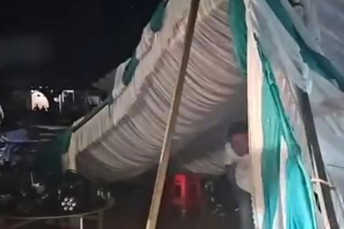 Sập rạp cưới khi vừa mở 'nhạc sàn', 3 người bị thương nhẹ ở Đắk Lắk