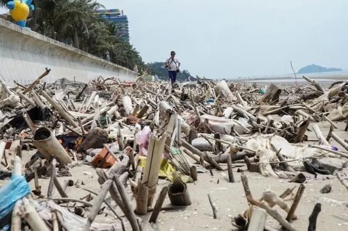 Tin mới cảnh tượng 'kinh hoàng' ở bãi biển nổi tiếng Thanh Hóa