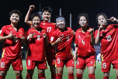 Thắng Myanmar, U17 nữ Việt Nam vào tứ kết giải châu Á