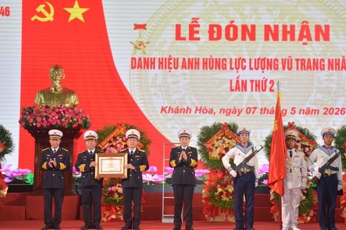 Lữ đoàn 146, Vùng 4 Hải quân đón nhận danh hiệu Anh hùng lực lượng vũ trang nhân dân lần thứ hai