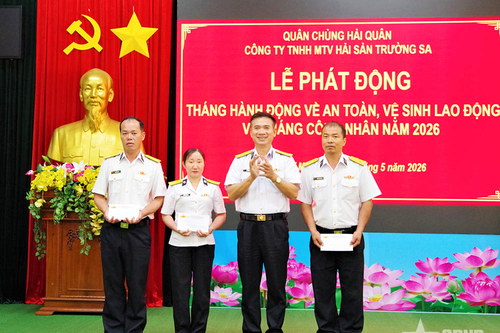 Công ty Hải sản Trường Sa hưởng ứng Tháng hành động về an toàn, vệ sinh lao động