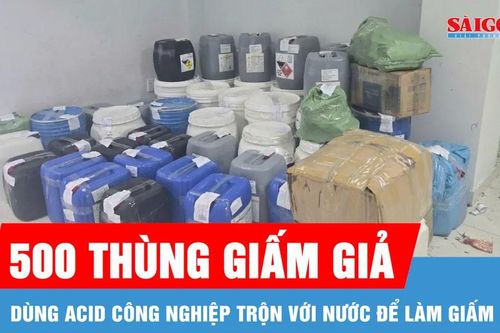 Triệt phá đường dây sản xuất giấm giả tại TPHCM