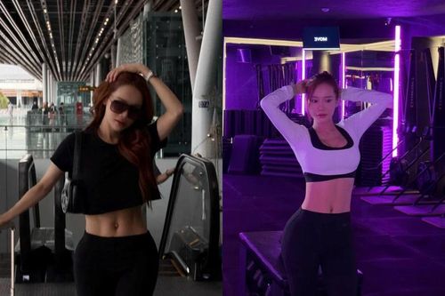 Nhã Phương gây sốt với cơ bụng 'số 11' cực nét sau khi sinh con thứ ba