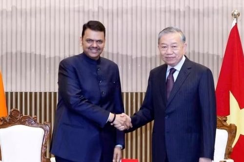 Tổng Bí thư, Chủ tịch nước Tô Lâm tiếp Thủ hiến bang Maharashtra, Ấn Độ