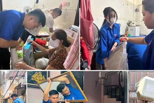 Thanh niên Thủ đô hỗ trợ người dân di dời tài sản, triển khai dự án trọng điểm