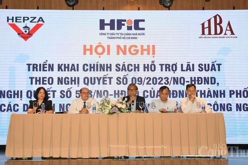 TP. Hồ Chí Minh: 4 ngành công nghiệp trọng điểm được vay 200 tỷ đồng, hỗ trợ 100% lãi suất