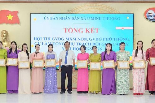 U Minh Thượng: 129 giáo viên đạt danh hiệu dạy giỏi cấp xã