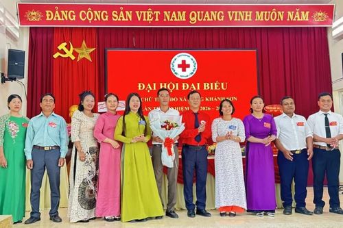 Đại hội đại biểu Hội Chữ thập đỏ xã Đông Khánh Sơn lần thứ I