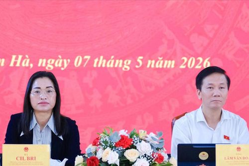 Đoàn ĐBQH tỉnh Lâm Đồng tiếp xúc cử tri xã Tân Hà Lâm Hà