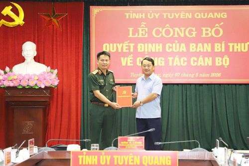 Công bố Quyết định của Ban Bí thư về công tác cán bộ