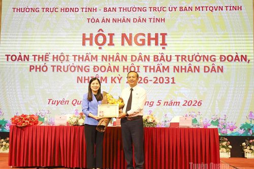 Ra mắt Đoàn Hội thẩm Tòa án nhân dân tỉnh nhiệm kỳ 2026 – 2031