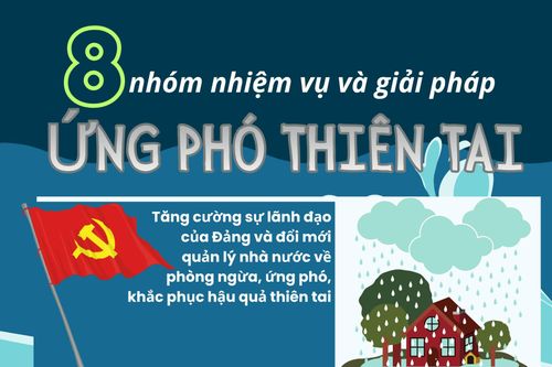 8 nhóm nhiệm vụ và giải pháp ứng phó thiên tai