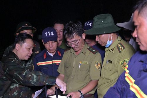 An Giang: Gần 300 cán bộ, chiến sĩ xuyên đêm khống chế đám cháy rừng