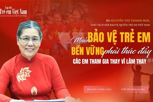 Chủ tịch Hội Bảo vệ quyền trẻ em Việt Nam Nguyễn Thị Thanh Hòa: Trao quyền tham gia - chìa khóa bảo vệ trẻ em