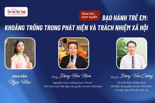 Sắp diễn ra giao lưu trực tuyến 'Bạo hành trẻ em trong gia đình: Khoảng trống trong phát hiện và trách nhiệm xã hội'