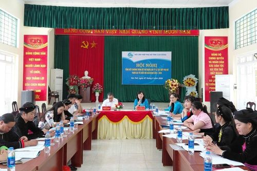 Hội nghị tổng kết Chương trình hỗ trợ nâng cao tỷ lệ tập hợp phụ nữ tham gia tổ chức Hội giai đoạn 2022 - 2026 tại xã Yên Thổ