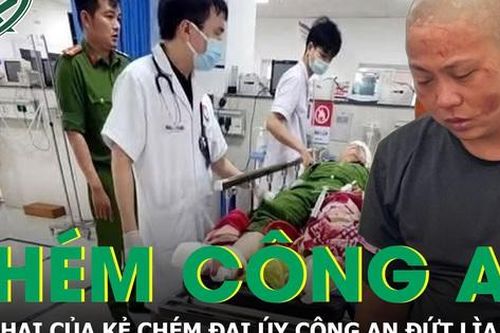 Lời khai của kẻ xông vào trụ sở công an, dùng rựa chém Đại úy công an đứt lìa chân