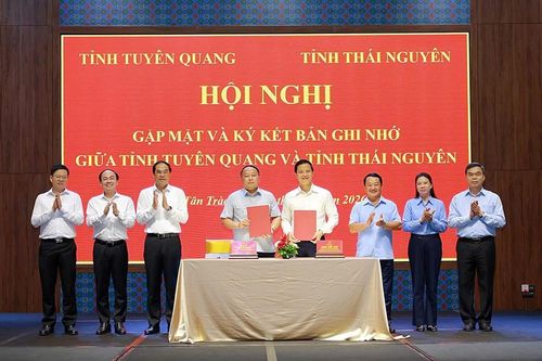 Thái Nguyên, Tuyên Quang mở rộng hợp tác chiến lược tạo dư địa phát triển