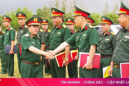 Bộ Tổng Tham mưu khảo sát khu vực thực binh diễn tập tại Hà Tĩnh