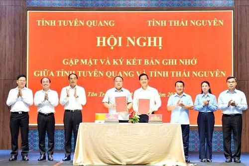 Tuyên Quang - Thái Nguyên: Chung mạch nguồn, cùng khát vọng