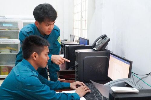 Sau giờ trực là ra đồng