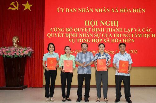 Thành lập Trung tâm Dịch vụ tổng hợp xã Hòa Điền